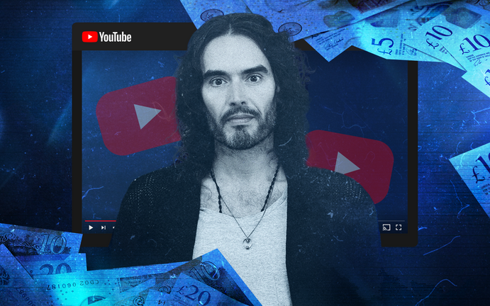 Tras las denuncias de abuso, YouTube suspendió la monetización del canal de Russell Brand