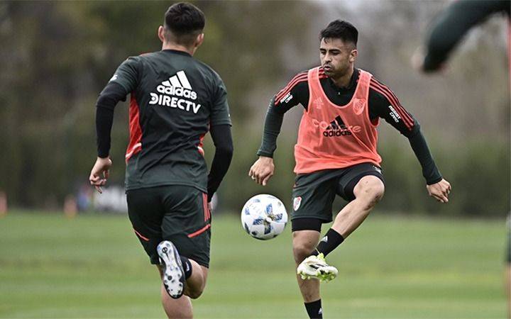 Tras su regreso a River, el "Pity" Martínez se metió en la lista de concentrados para el encuentro ante Banfield