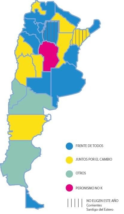 Resultados elecciones 2023.- Tras el triunfo de Juntos por el Cambio en Mendoza, así quedó el mapa político del país: cambios de color en varias provincias