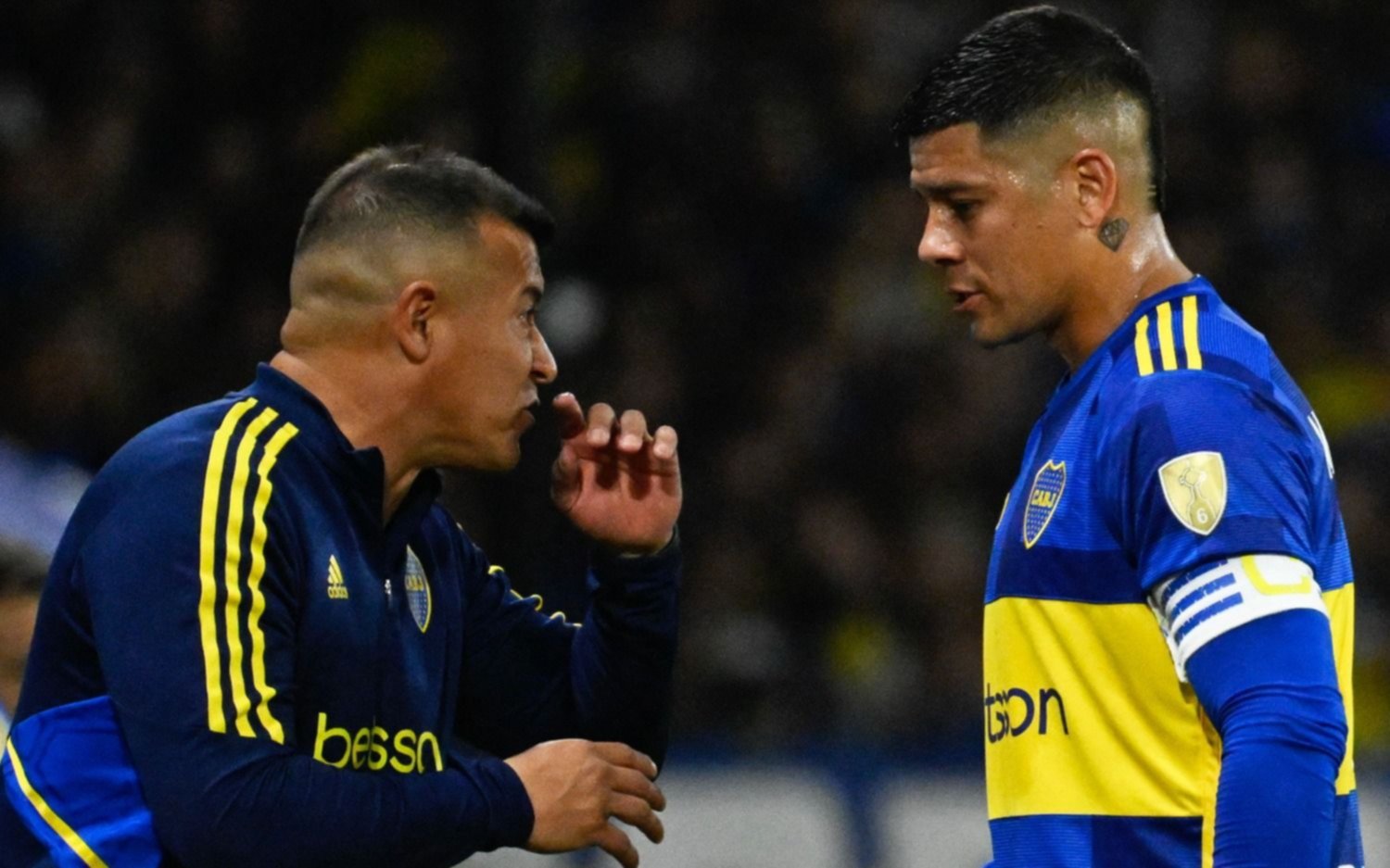 Boca: Marcos Rojo, sin lesión pero con sobrecarga, afuera del Superclásico y va a Brasil
