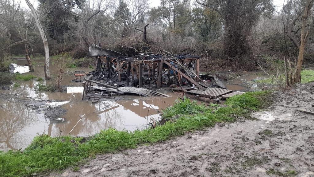 Al borde de la tragedia por una trampa de fuego