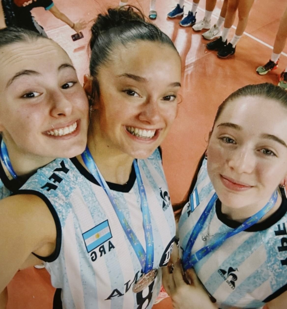 Justina Fortes, la Panterita subcampeona de vóley