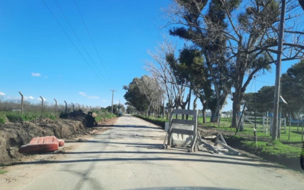 Reclama por la obra de la calle 501, paralizada desde hace más de un año