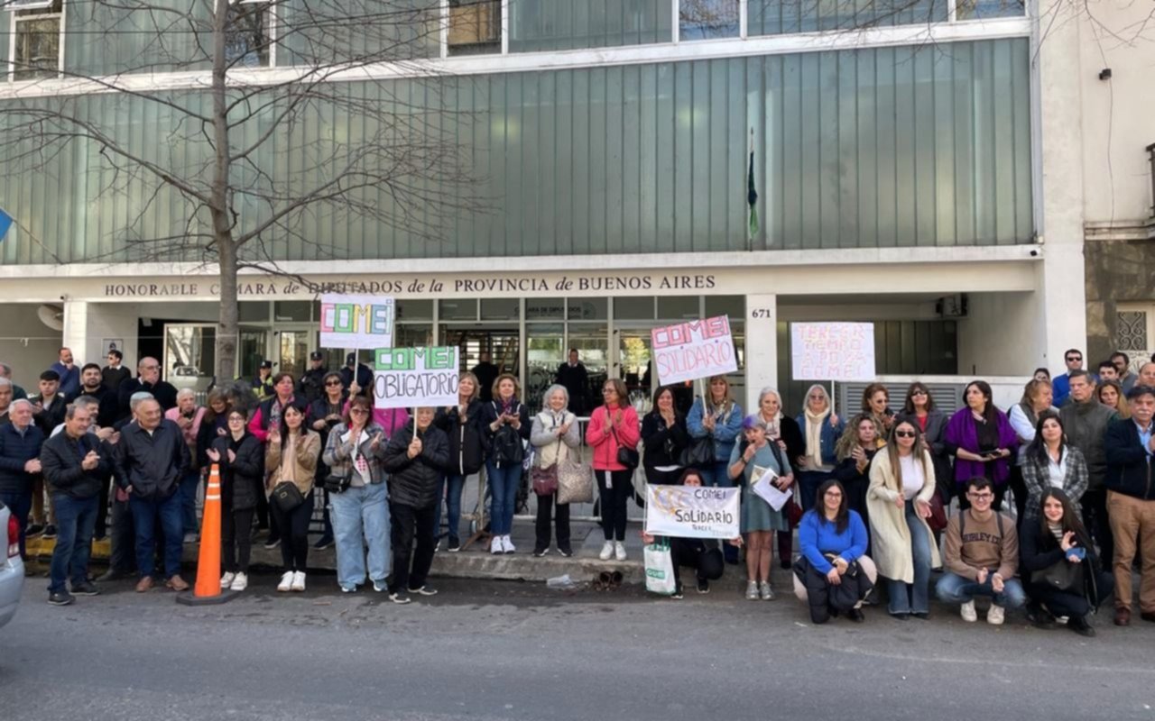 En La Plata, odontológos protestan por un proyecto bonaerense que desfinancia su cobertura médica
