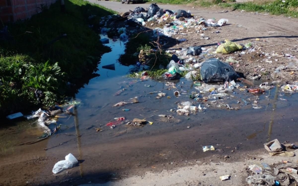 Un basural a cielo abierto en Altos de San Lorenzo