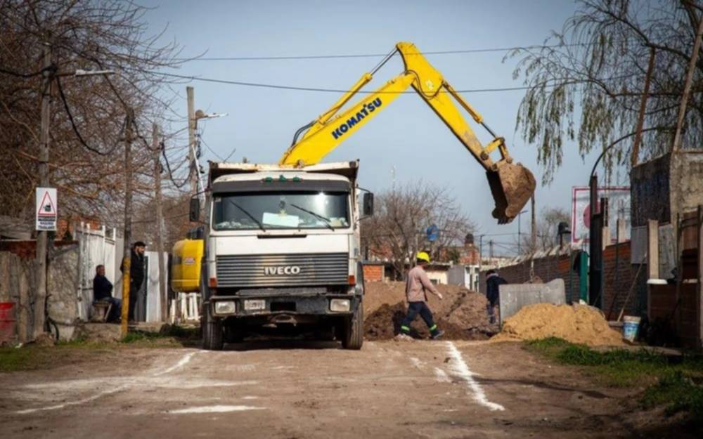 Obras de recuperación urbana en el barrio San Martín de Solano
