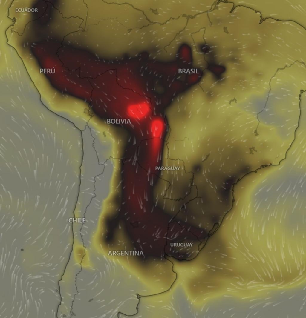Llega una densa nube de humo a La Plata: cómo afectará y hasta cuándo se quedaría