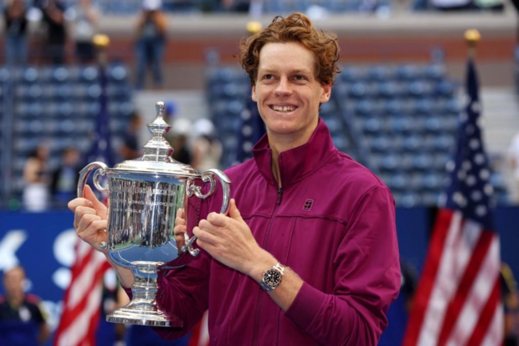 Jannik Sinner: hizo pesar ser el uno y se llevó el US Open