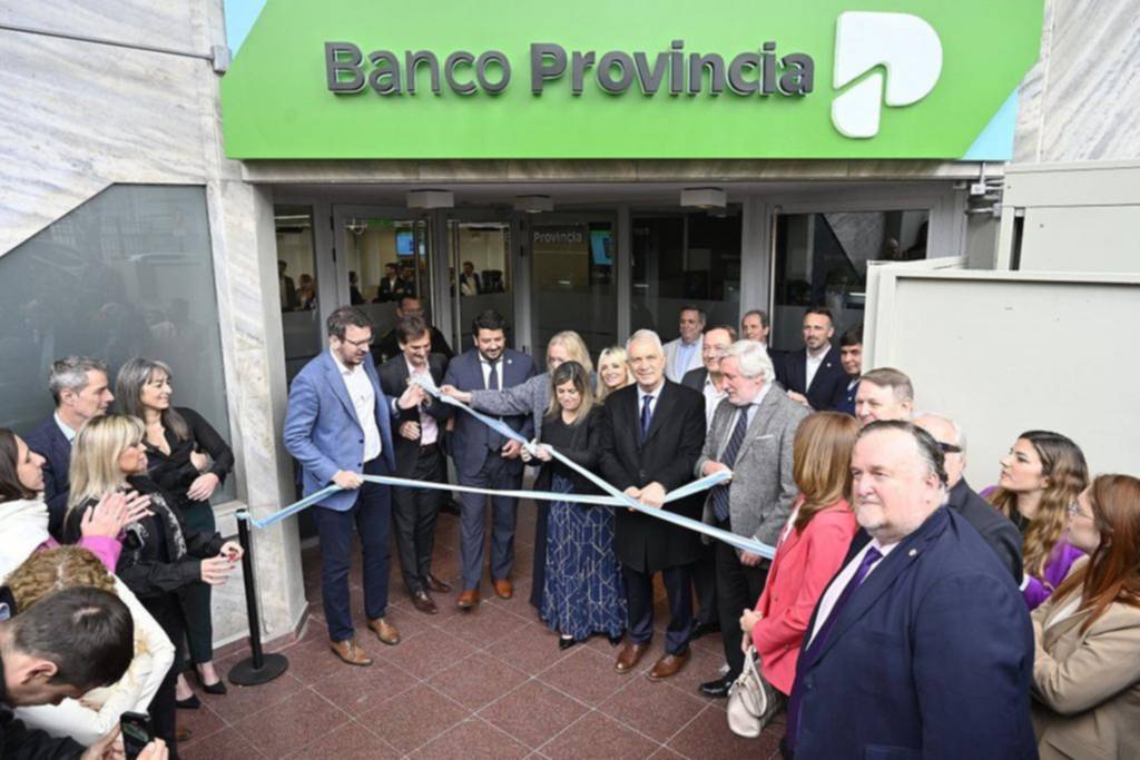 Reabre la sede de 13 y 48 del Banco Provincia