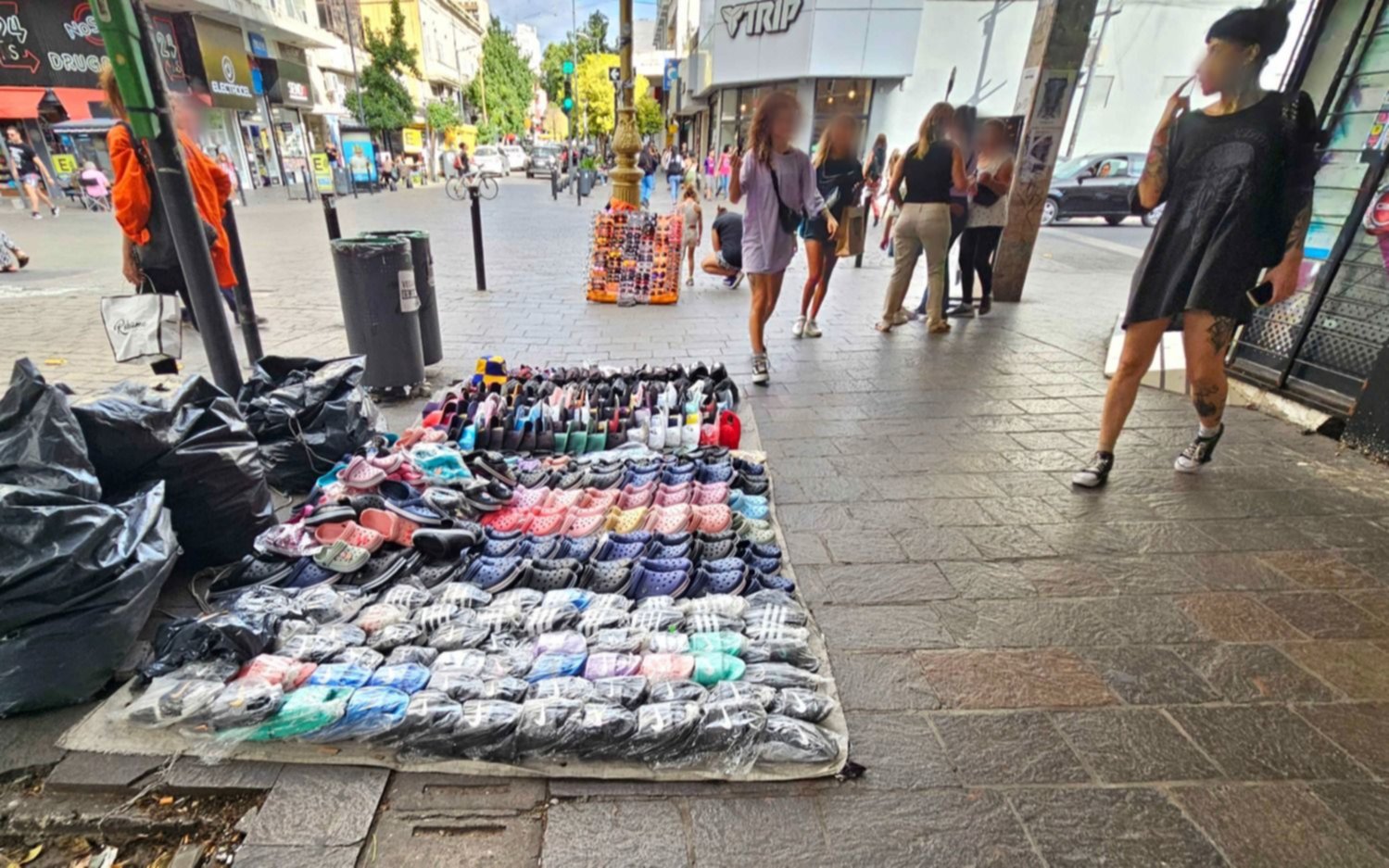 La Comuna afirmó que un grupo de manteros se irá del Centro