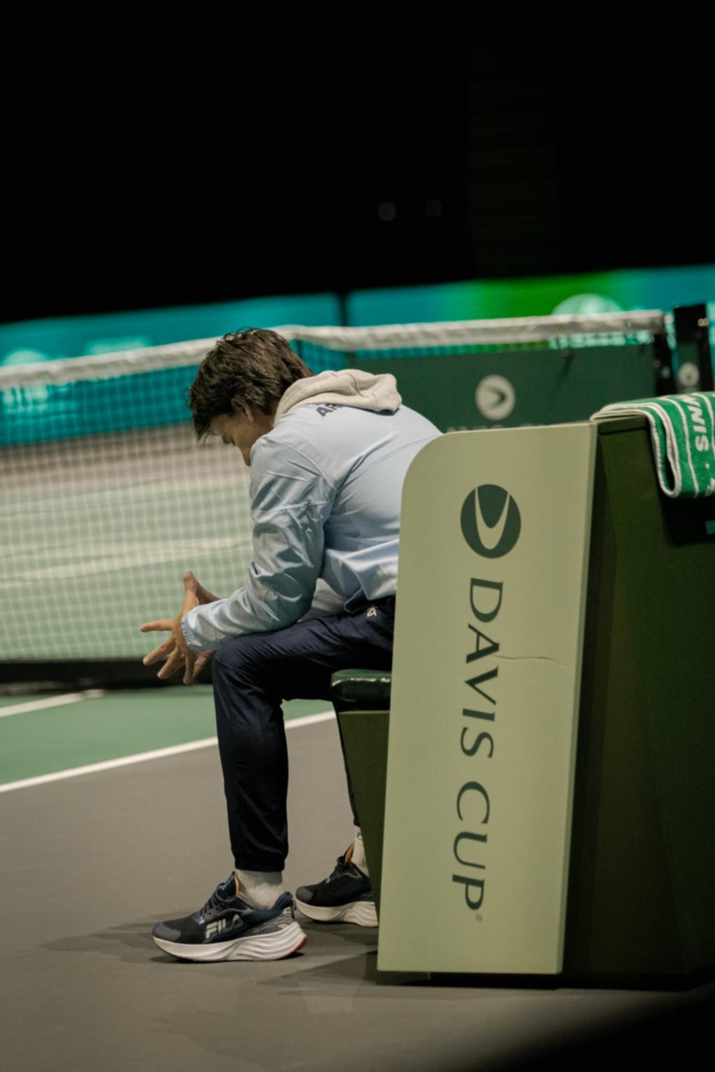 Copa Davis Coria quedó atrapado en un peligroso laberinto