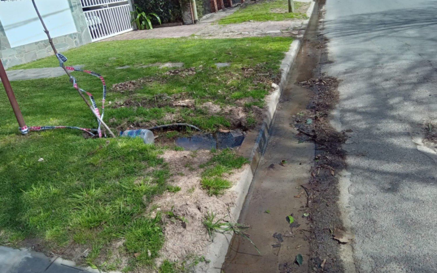 Rotura de caño y baja presión de agua para vecinos de Gonnet