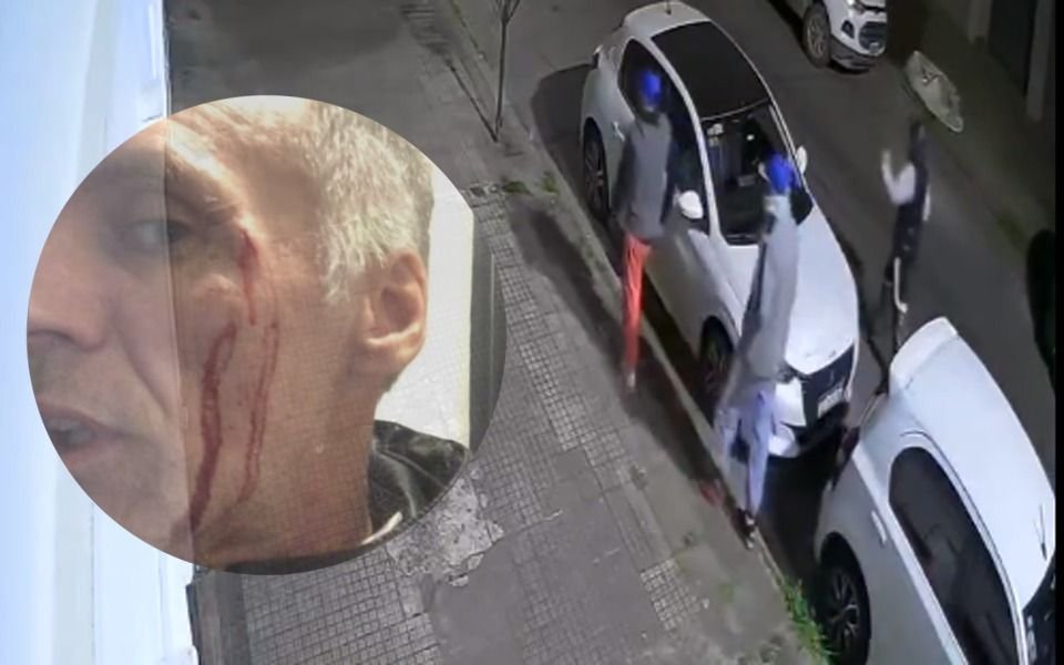 VIDEO. Así escaparon los delincuentes que asaltaron y golpearon al ex concejal platense Julio Irurueta