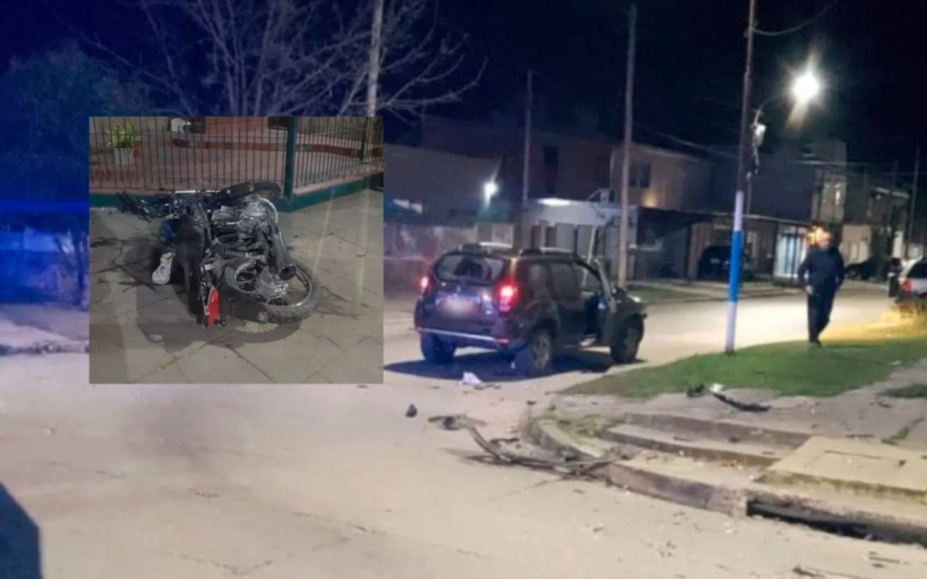 Jornada de accidentes y motociclistas heridos en La Plata y Berisso