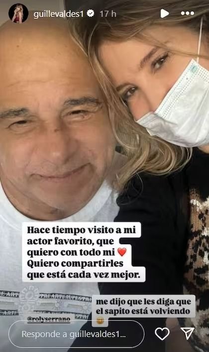 La esperanzadora foto de Roly Serrano a seis meses del accidente: "Sapito está volviendo"