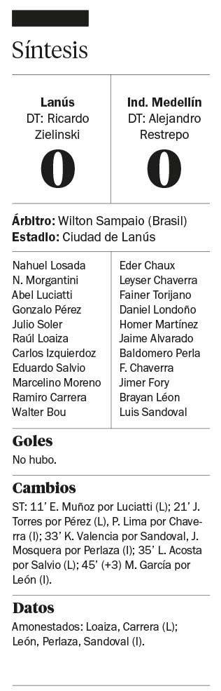 Lanús no pudo terminar una bien, y pagó con el empate