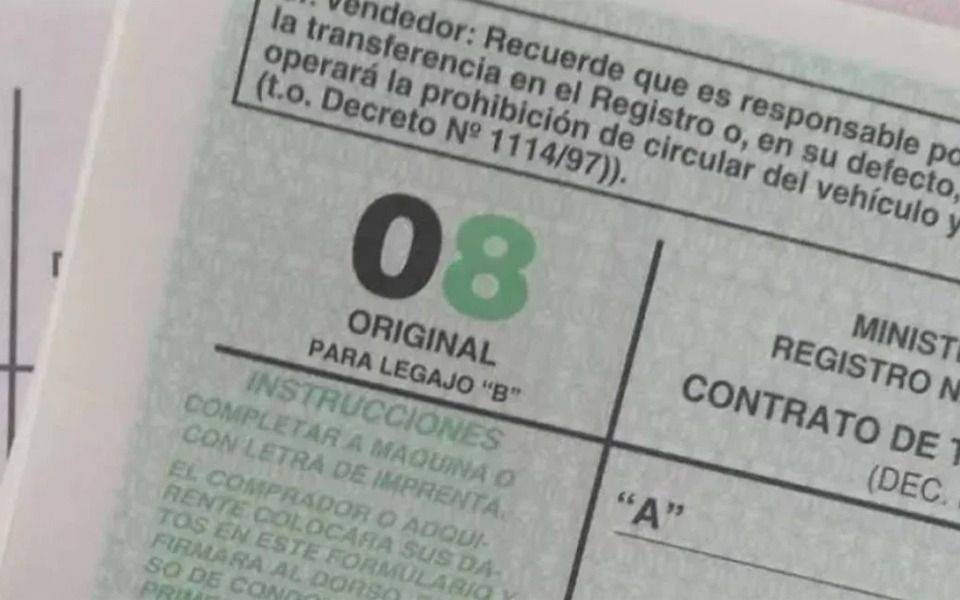 Nuevo 08 y los cambios en el Registro Automotor: lo que hay que saber