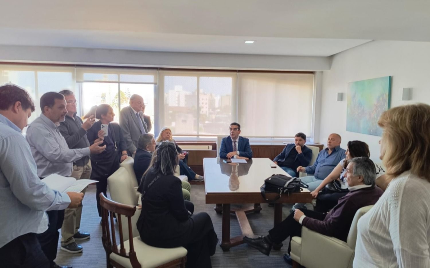 Abogados se reunieron en La Plata con el presidente de la Caja por la suba de la cuota