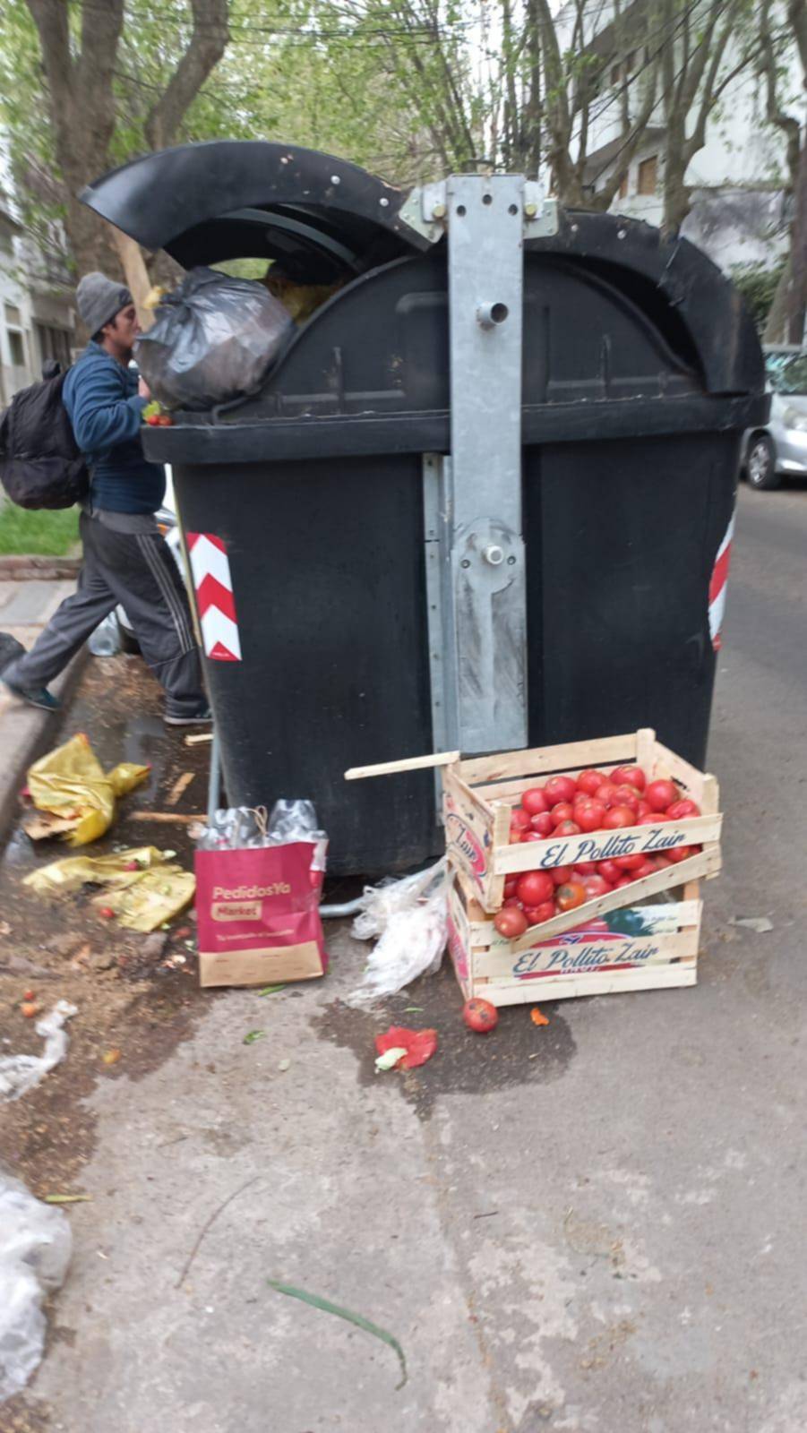 Piden otro contenedor en 43 entre 9 y 10 donde desborda la basura