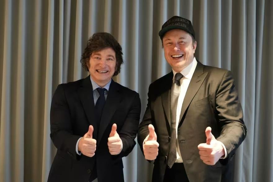 Reunión con Elon Musk al grito de “¡Libertad!”