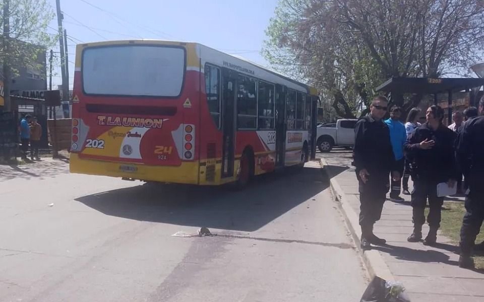 Murió la mujer que fue atropellada por un micro en Berisso
