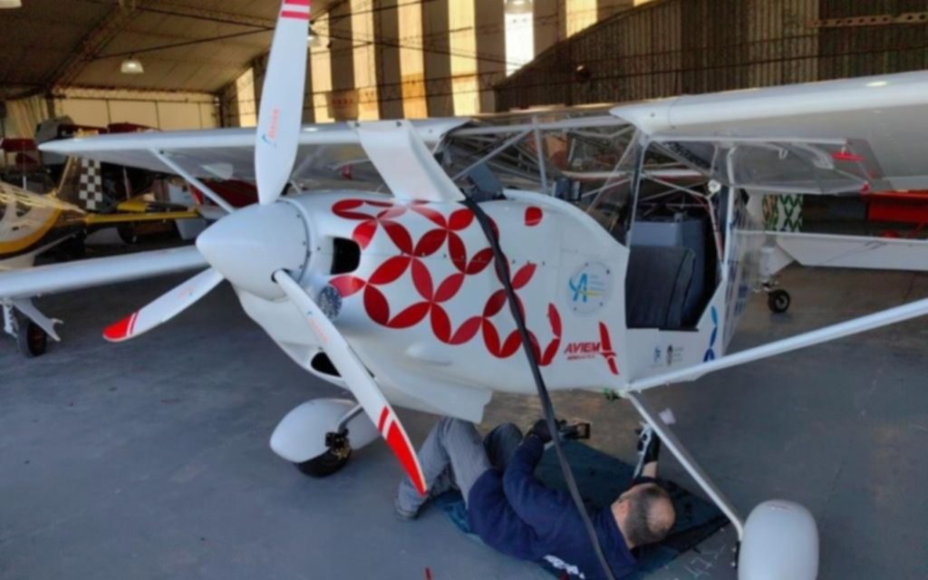 El primer avión eléctrico del país, desarrollado por la UNLP, ya tiene certificado de la ANAC