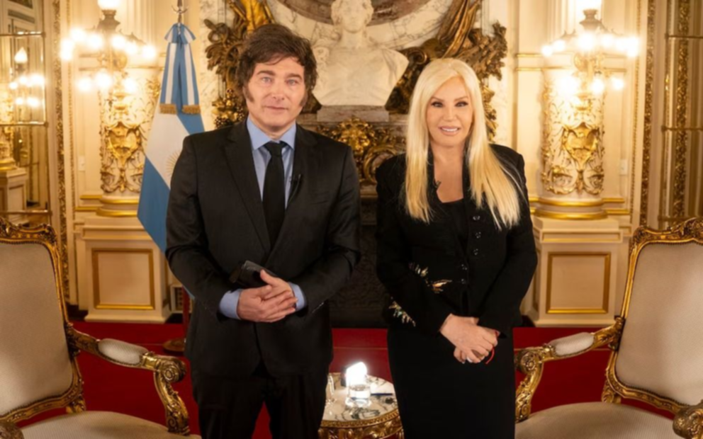Javier Milei con Susana Giménez: “La Argentina fue gloriosa, pero luego destruida por el populismo”