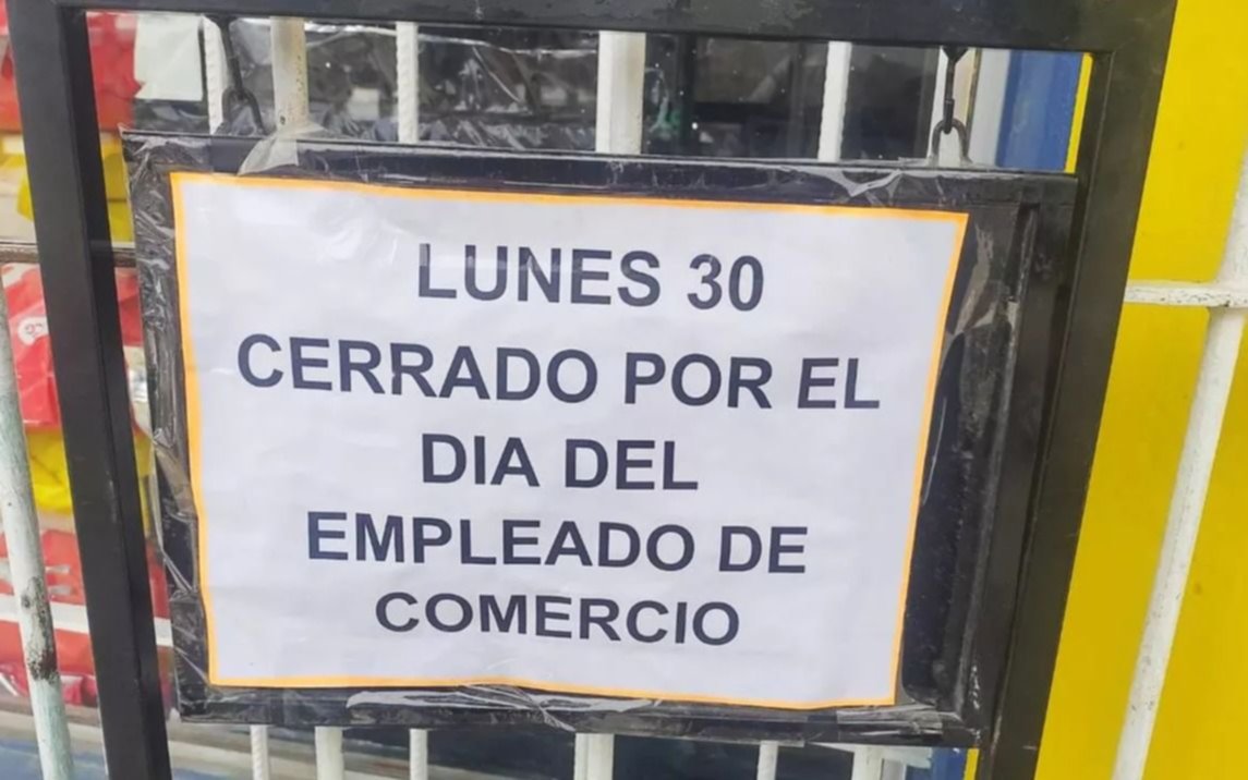 El Día del Empleado de Comercio fue el jueves pero el feriado es este lunes: cómo afecta a La Plata