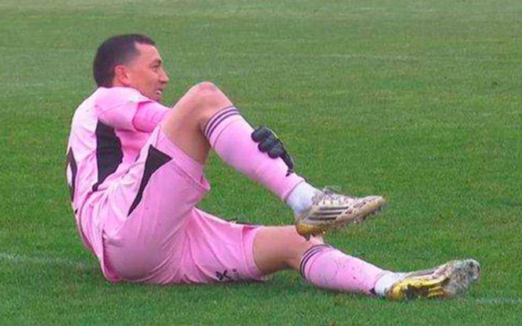 Marchesín dejó la cancha y preocupa