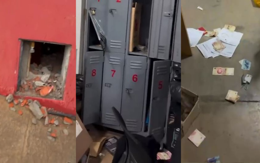 Bronca en un local de hamburguesas de La Plata: hicieron un boquete para robar y destrozaron todo