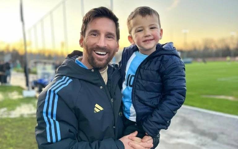 Hermoso gesto de Messi que cumplió el sueño de Luca: lo posibilitó su papá Fabián Cubero