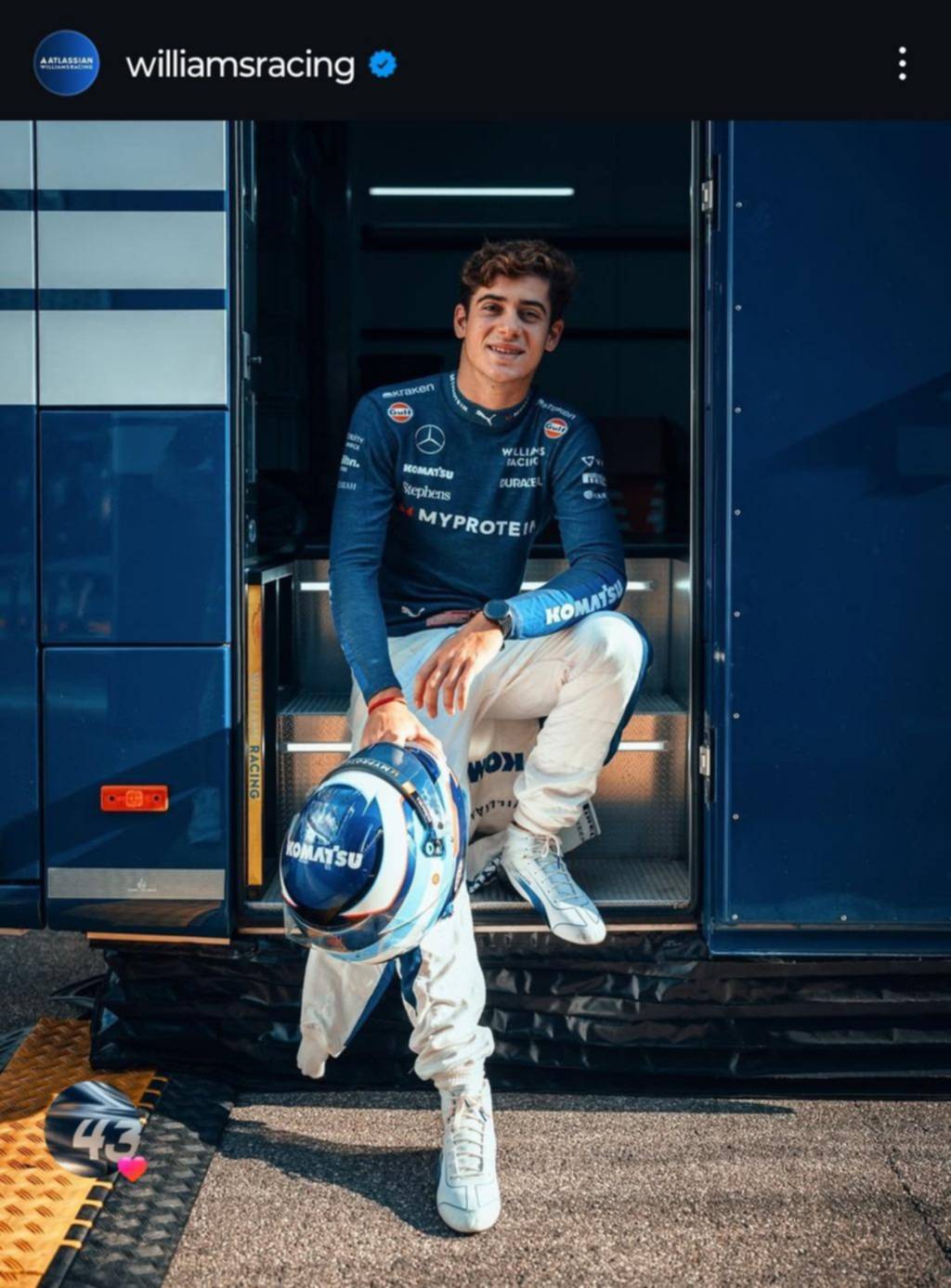 Colapinto: vuelve a dónde inició su camino en la F1