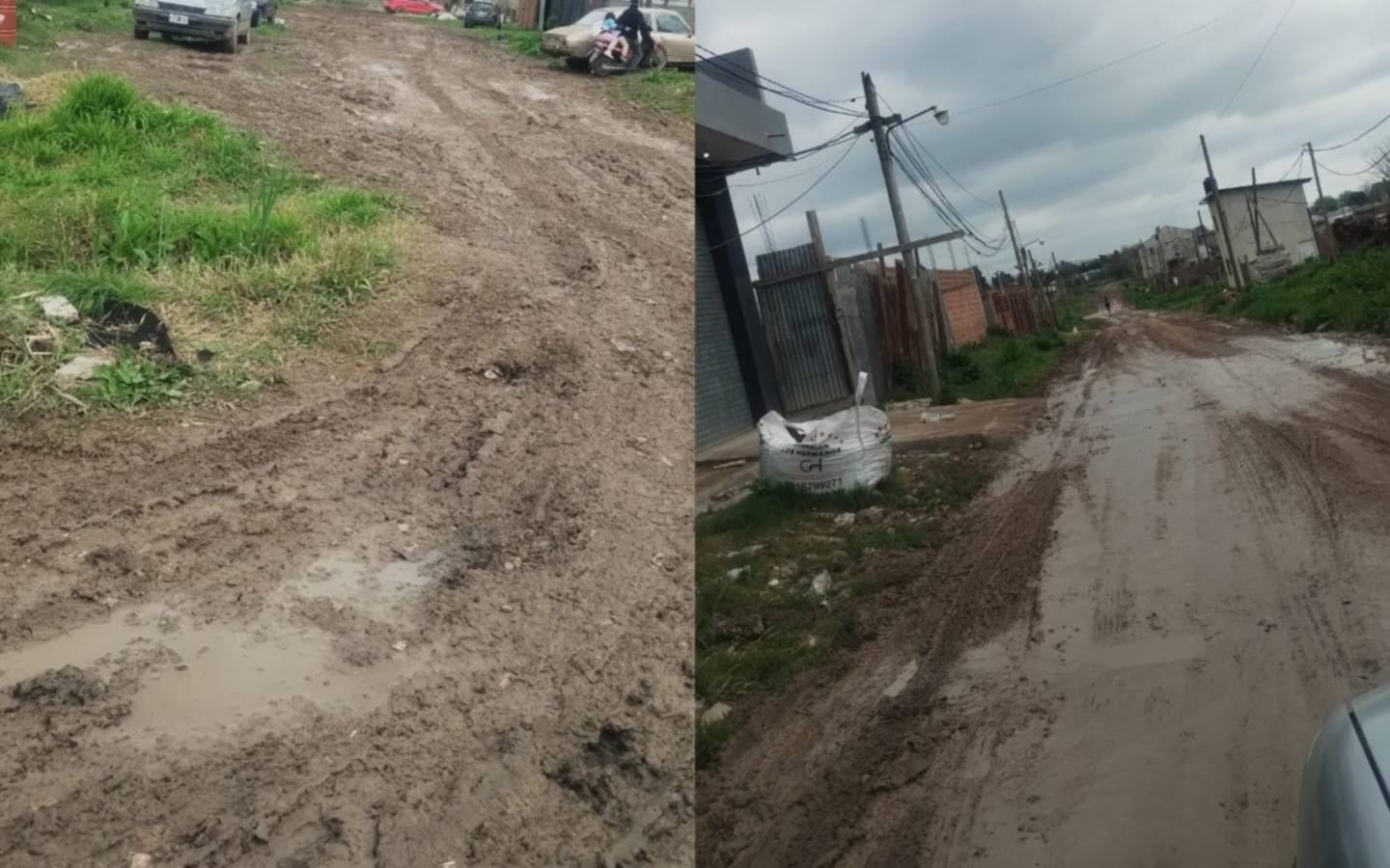 Vecinos de una zona de Melchor Romero reclaman por el estado de las calles