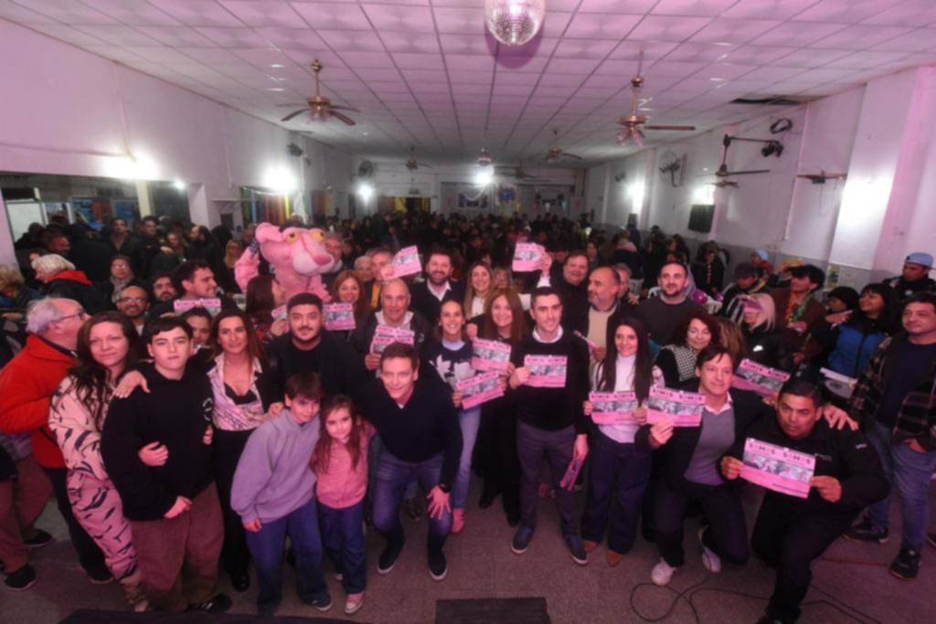La lista platense de Somos hizo un acto en el Club de los Abuelos
