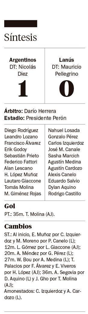 Argentinos pegó primero y accedió a las semifinales