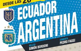 Ahora en Vivo! ... La SuperTransmi: Ecuador vs. Argentina