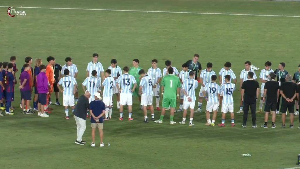 Los pibes de Racing no pudieron en la final del Mundial de Clubes Sub 18