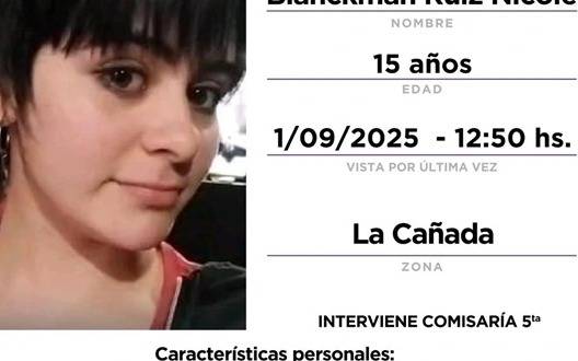 Búsqueda desesperada en Quilmes por una adolescente desaparecida