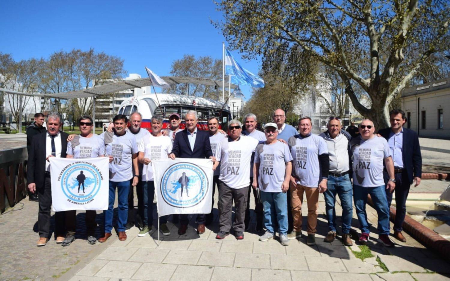 Excombatientes platenses viajan a las Islas Malvinas