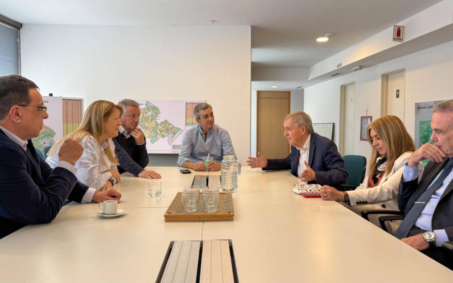 Estrategia hacia octubre: Florencio Randazzo y los candidatos de Provincias Unidas se reunieron con Schiaretti 