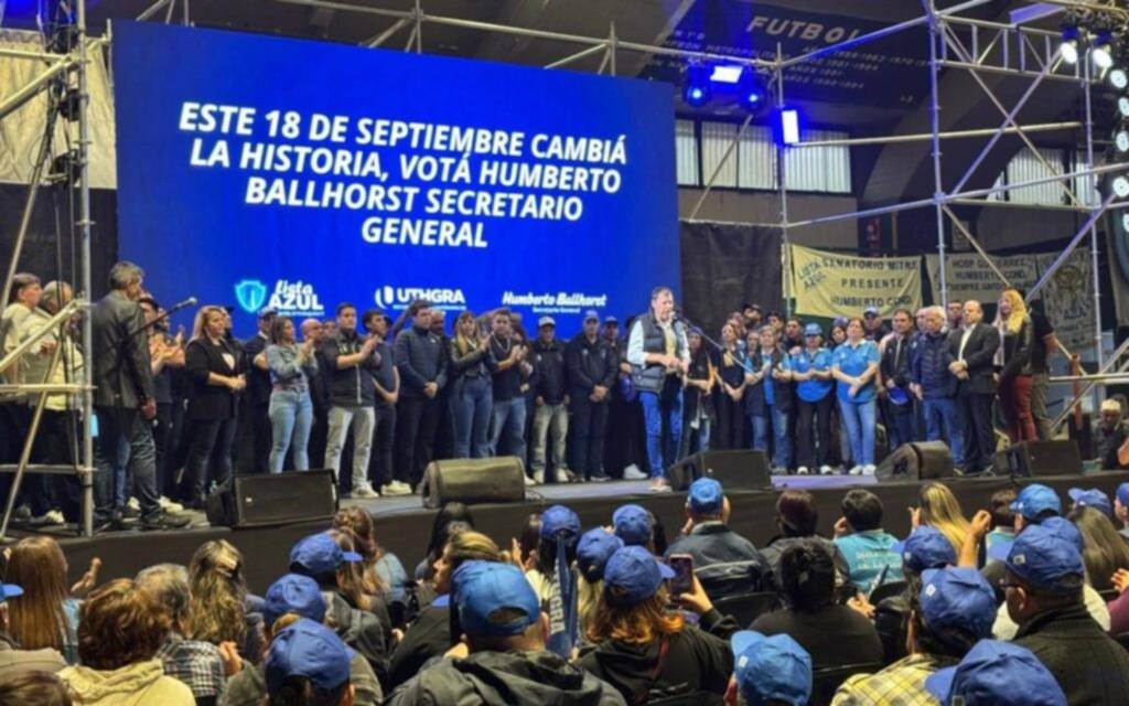 Elecciones en UTHGRA: Humberto Ballhorst convocó a los gastronómicos a acompañar en las urnas