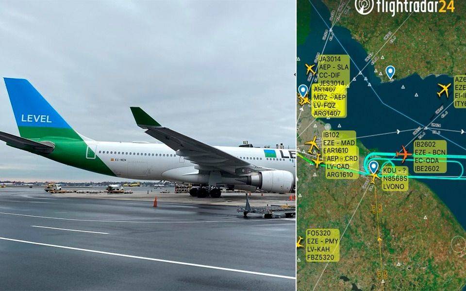 Un Airbus gigante sobrevoló a baja altura el cielo de La Plata durante más de una hora: que pasó