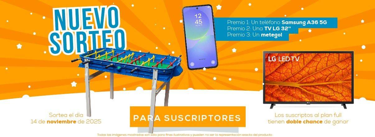Celular 5G, TV Led y un metegol: EL DIA premia a sus suscriptores con sorteos imperdibles