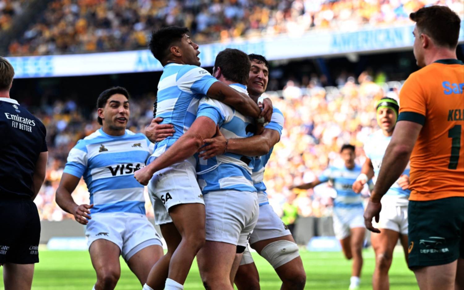 VIDEO.- Los Pumas derrotaron a Australia y siguen haciendo historia en la elite mundial: efusivo  festejo