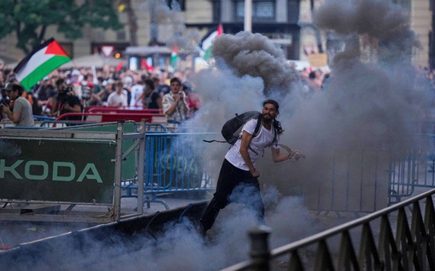 Suspendieron la final de la Vuelta a España tras los incidentes en las protestas propalestinas
