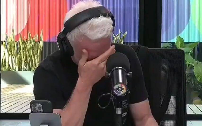 En vivo, Andy Kusnetzoff quebró en llanto por el ajuste de Javier Milei