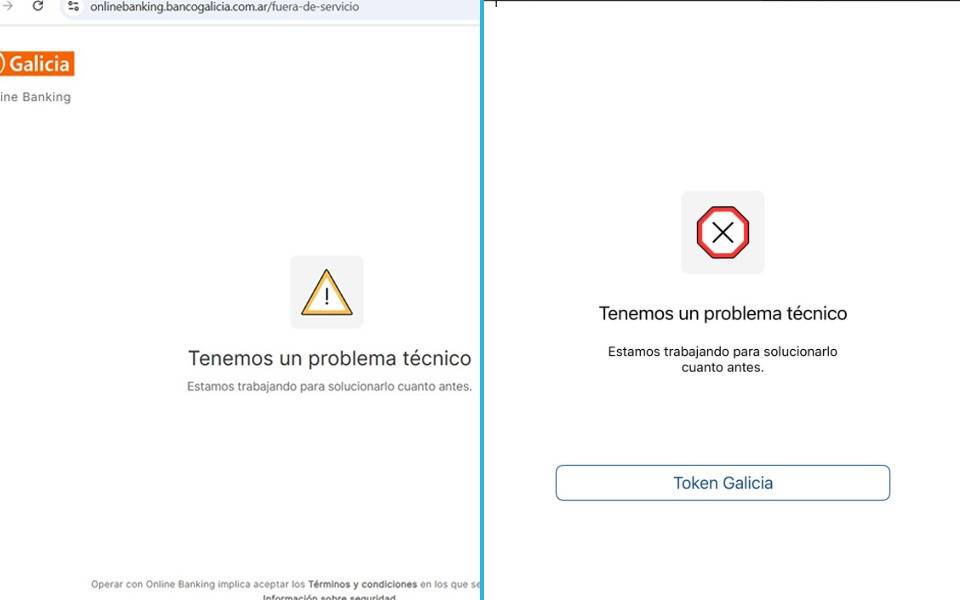 Tras varias horas caída, volvió a funcionar la app del Banco Galicia: qué dijo la empresa