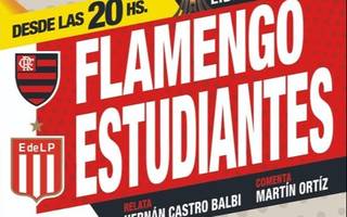Ahora en Vivo! ... La SuperTransmi: Flamengo vs. Estudiantes