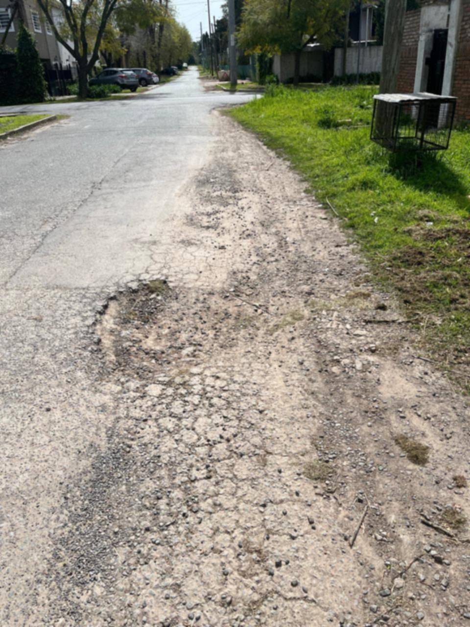 Reclama mejoras para la calle 481, entre 20 y Belgrano
