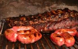 Intentan robar un asado en plena cocción en San Francisco Solano
